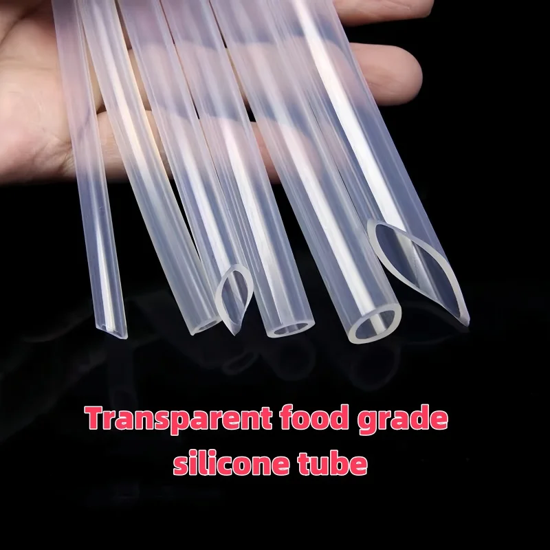 

1M/5M Transparent Flexible Silicone Tubing ID10 9 8 7 6 5 4 3 2.5 2 1 mm Food Grade Tube Pipe Temperature Resistance Nontoxic