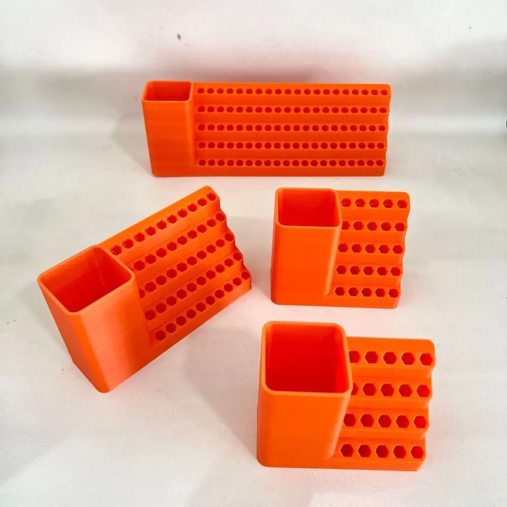 20/25/50/100Holes Screwdriver Bit Storage Tool Plastic Save Space Hexagonal Screwdriver Storage Rack Hex Bit Holder Organizer