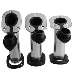 Stainless Steel Fishing Rod Holder, 90 Degrees, 15 Degrees, 30 Degrees, Fishing Rod Bracket, Marine Gear Accessories