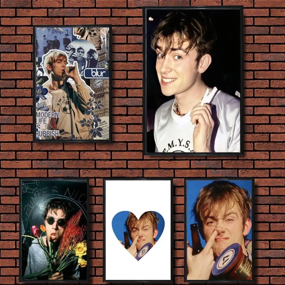 

COOL Damon Albarn-n I Love Poster Prints Wall Art Picture Painting Gift Living Room Restaurant Bar Large Dec Sticker