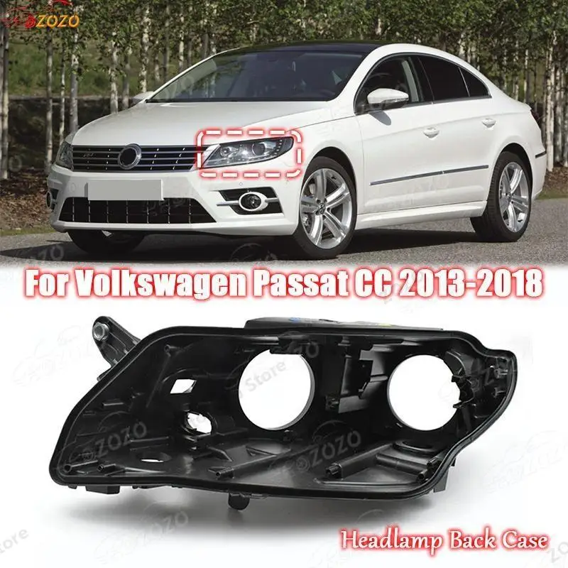 

Для Volkswagen Passat CC 2013-2018 корпус автомобильной фары, цоколь лампы, задний фонарь автомобиля, задняя база, задняя фара, корпус