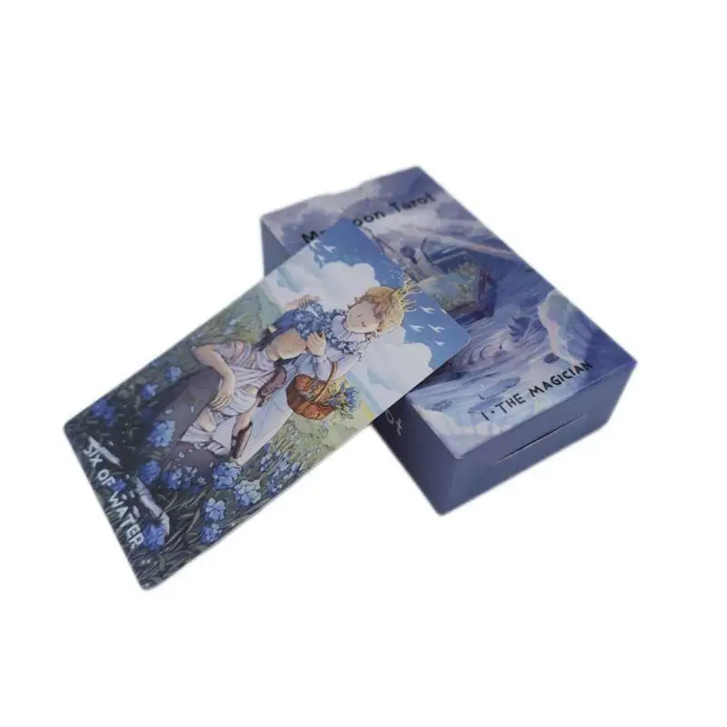 

78pcs Monsoon Tarot With Paper Instruction For Amily Friends Party Divination Board Game Oracle Cards Party Playing Cards Tarot