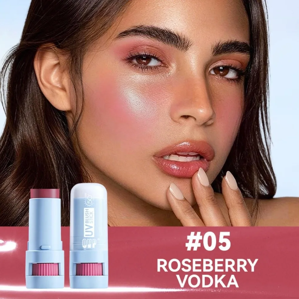 Brightening Blush Stick Contouring Hydrating Sunscreen Blush Waterproof Watery Glow Cream Blush Stick
