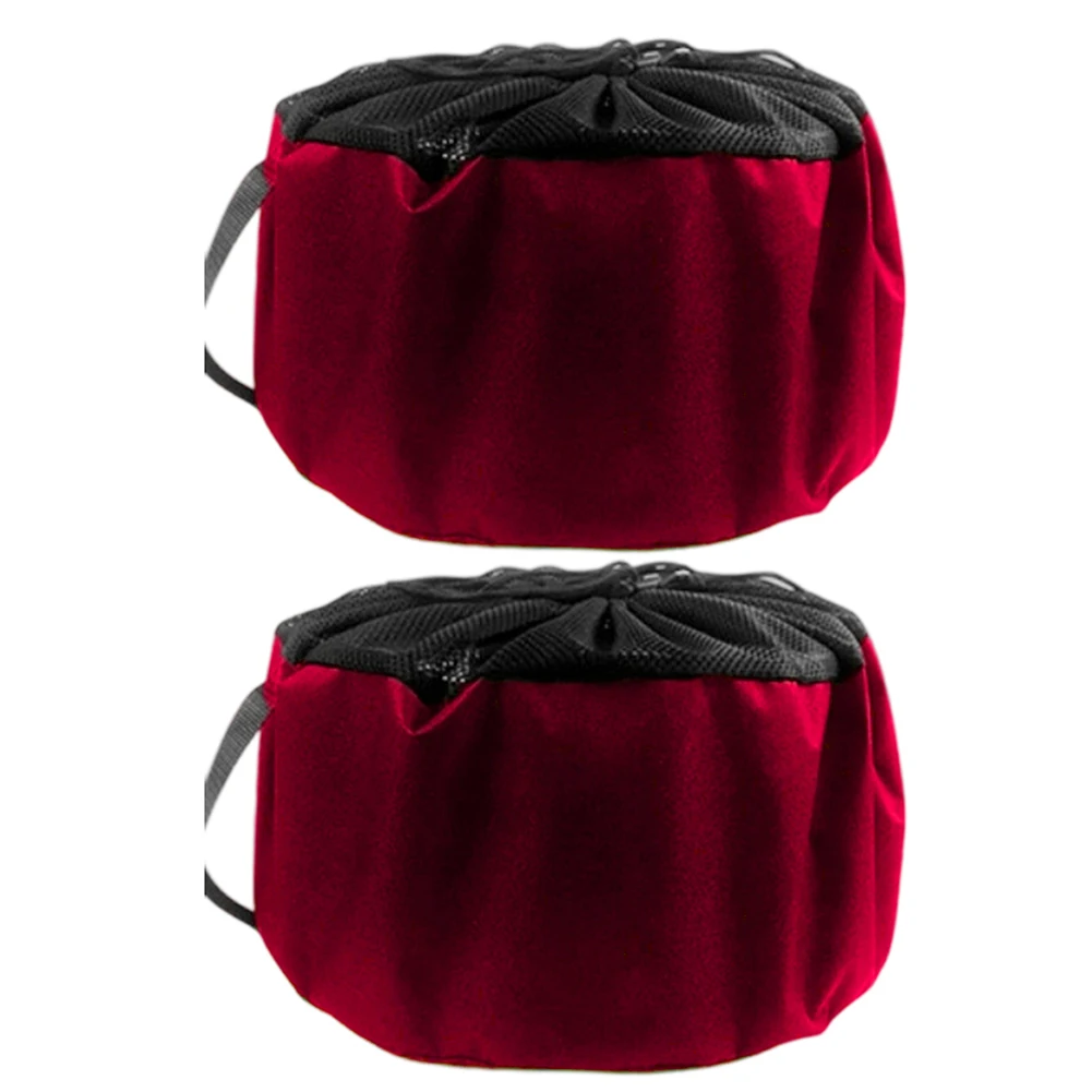 Large Waterproof Hose Storage Bag with Breathable Mesh Section Organizer for Garden Hoses for rvs and Travel Trailers