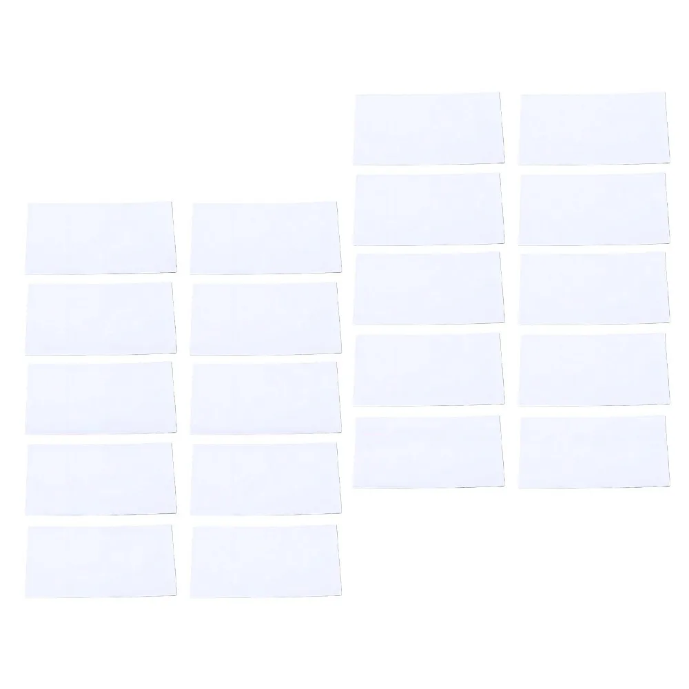 20pcs 2x3.5 Inch Self Adhesive Photo Paper Smudgeproof Tear Proof Adhesive Photo Paper Sheets Back Adhesive