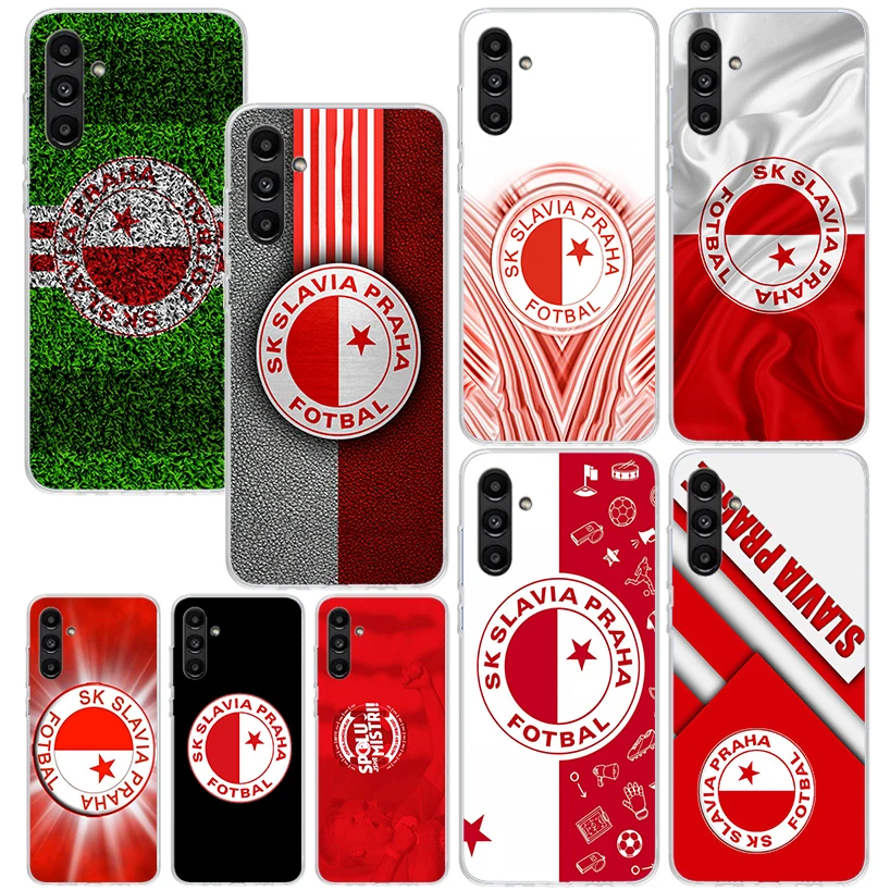 Sk Slavia Praha Czech Republic Phone Case For Samsung Galaxy A15 A25 A35 A55 A14 A24 A34 A54 A13 A23 A33 A53 A12 A22 A32 A52 A05