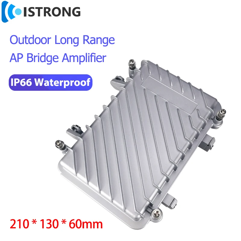 

Outdoor Long Range Wireless AP Bridge Amplifier IP66 Waterproof Box Cast Aluminum Metal Housing for Communication Base Station