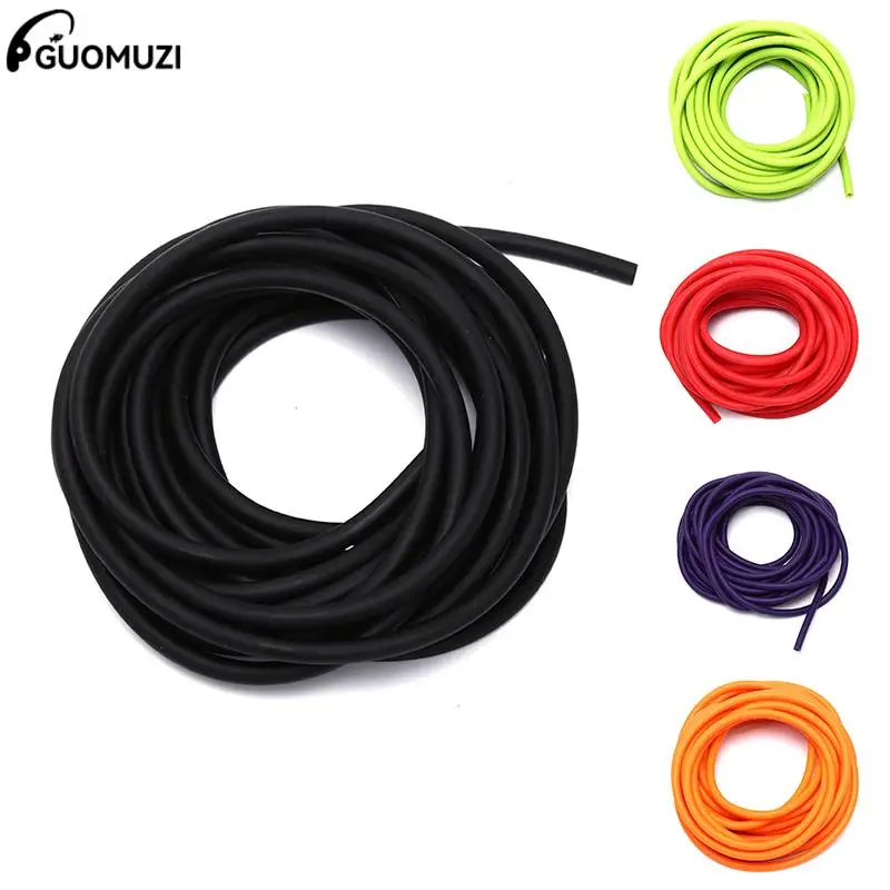 5mm*5M Outdoor Natural Latex Rubber Tube Stretch Elastic Slingshot Replacement Band Catapults Sling Rubber