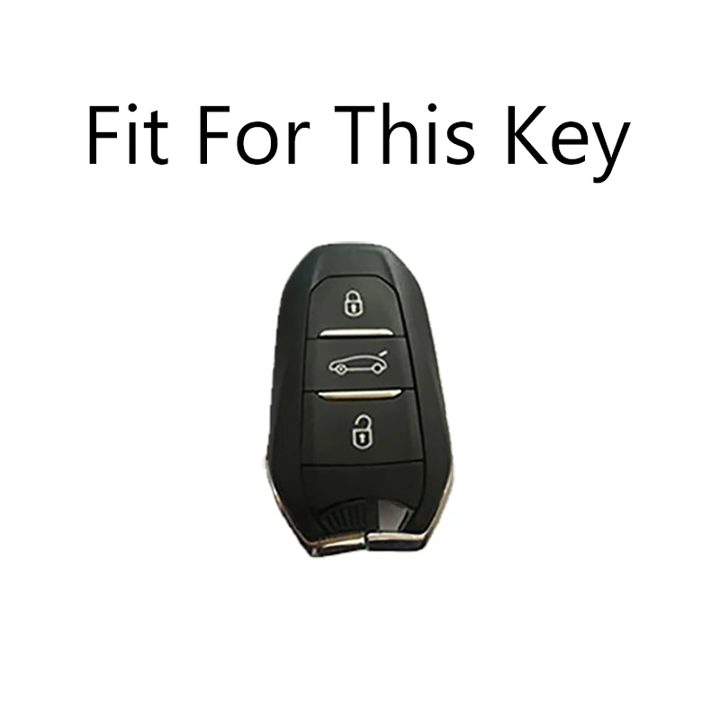 Fit for peugeot car key case cover  ring chain fob 2008 3008 4008 5008 308 408 508 Citroen C1 C2 C4 C6 C3-XR Picasso Grand DS3 5 - view 3