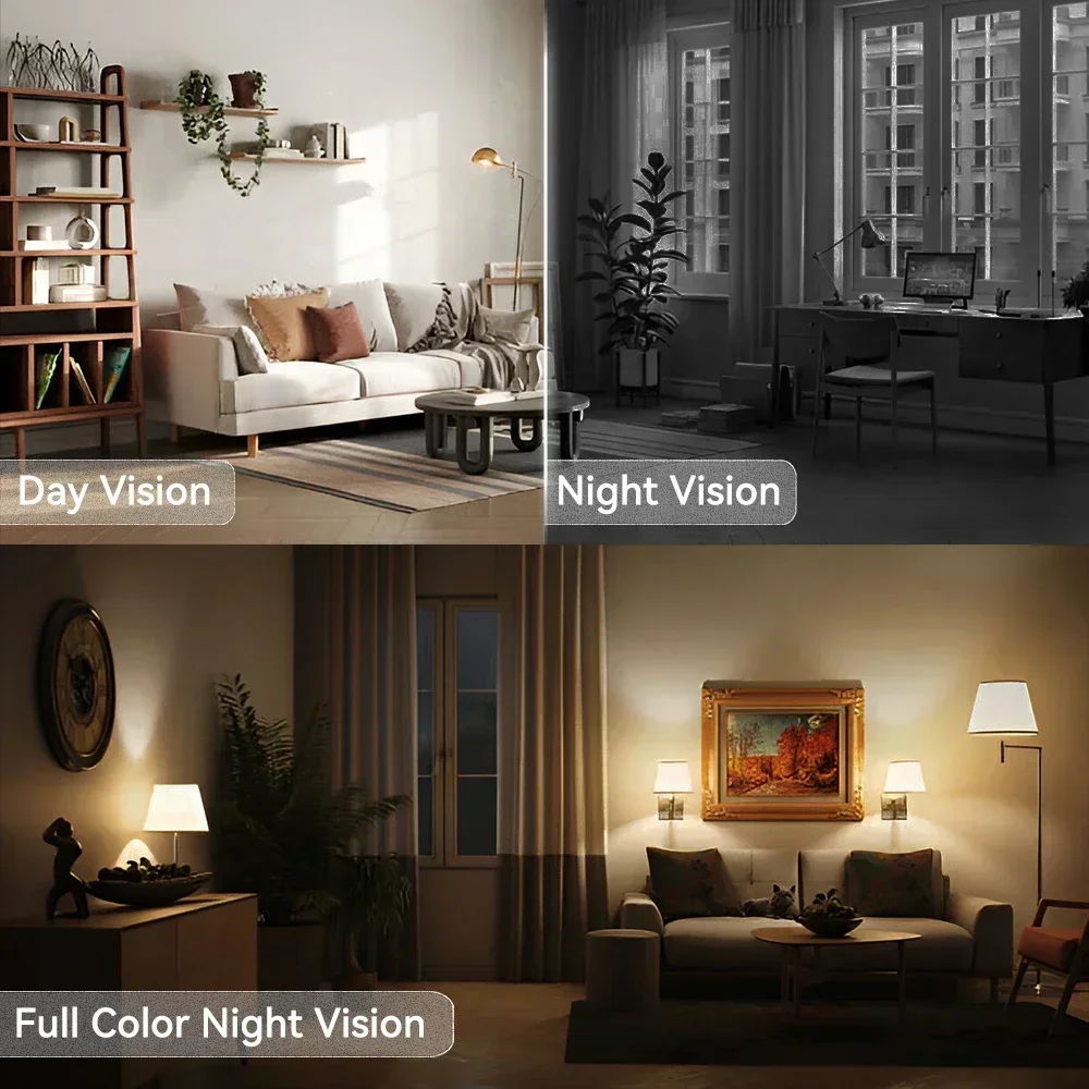 5MP Indoor Baby Monitor Security Camera 2.4G/5G WiFi One-Touch Call Color Night Vision 4X Zoom 355° PTZ Auto Tracking O-Kam Pro