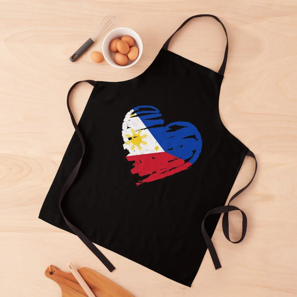 

I Love Philippines - Mahal ko ang Pilipinas Apron restaurant accessories Kitchen Items Chef Uniform For Men Apron