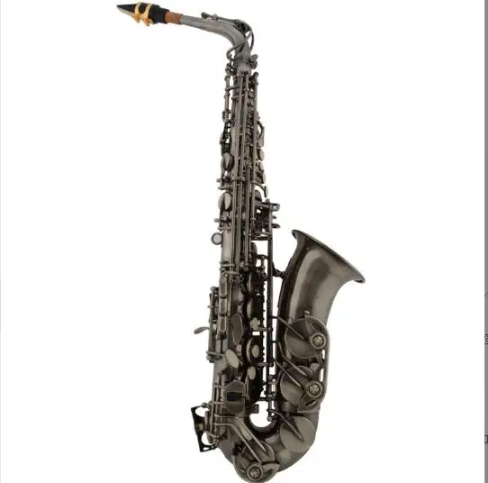 Factory Direct Sale High Grade Classical Archaize Silver Alto Saxophone