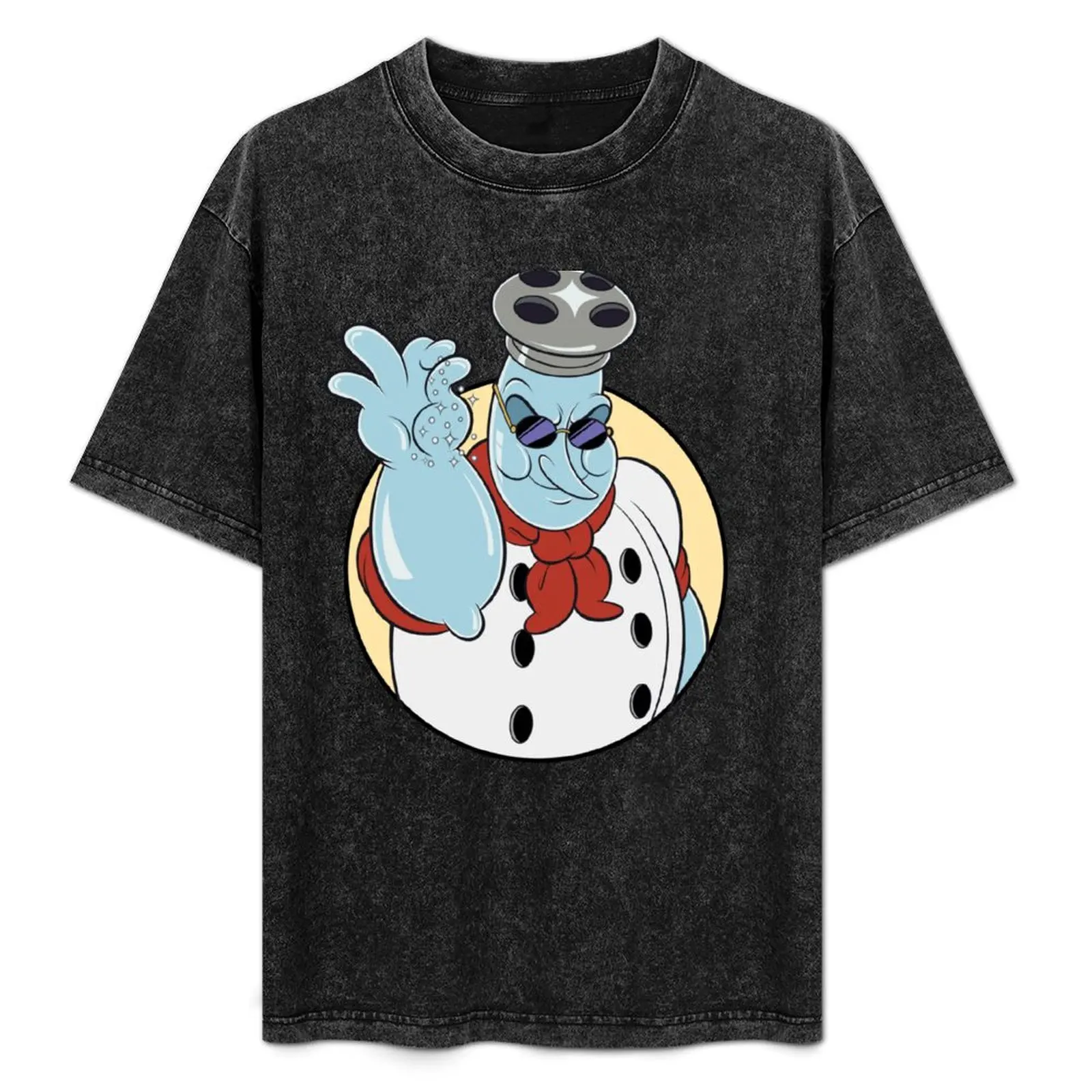 

Chef Saltbaker aka The Salt Bae- The Cuphead Show T-Shirt printed t shirts for man t shirts for man cotton soft T-Shirt