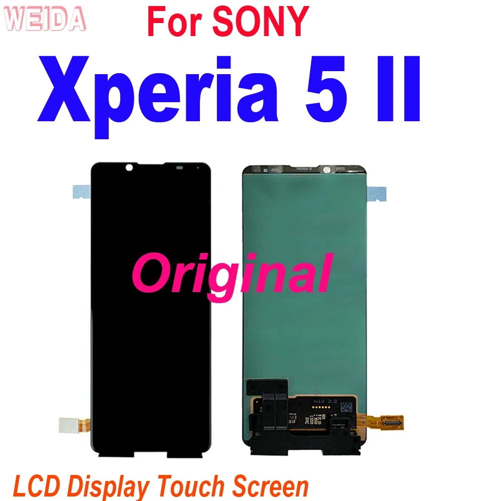 

6.1" Original LCD For Sony Xperia 5 II LCD Display Touch Screen Digitizer Assembly For Sony X5 II Xperia 5II LCD SO-52A XQ-AS52