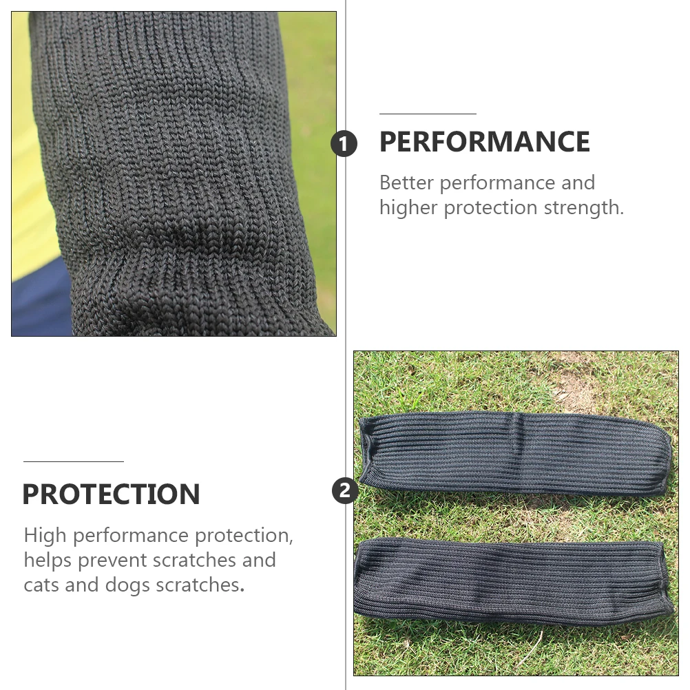 

1 Pair Anti Cut Sleeves High Performance Protective Arm Guard For Elbows Forearms Safety Flexible Non Slip Wrist Support Sleeve