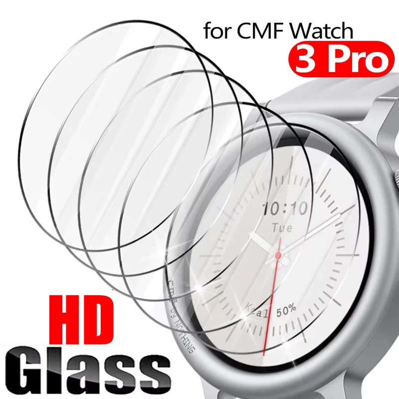 Tempered Glass For CMF Nothing Watch 3 Pro HD Clear Screen Protector 9H Hardness Protective Glass Film For CMF Watch 3 Pro