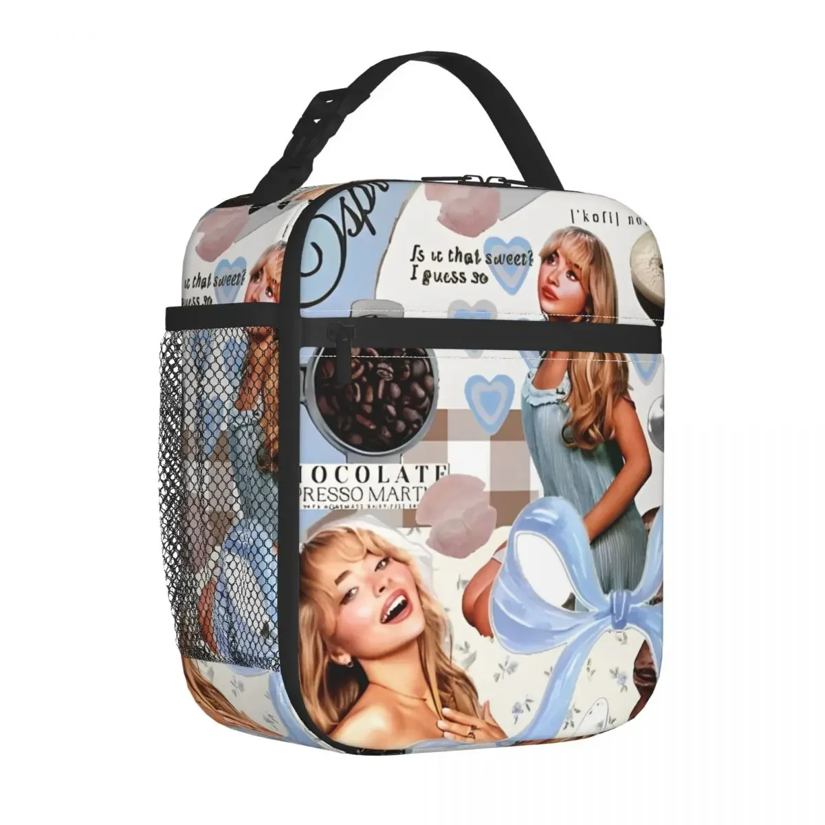 

Sabrina Carpenter Espresso Insulated Lunch Bags Food Container Leakproof Thermal Cooler Lunch Boxes For Picnic