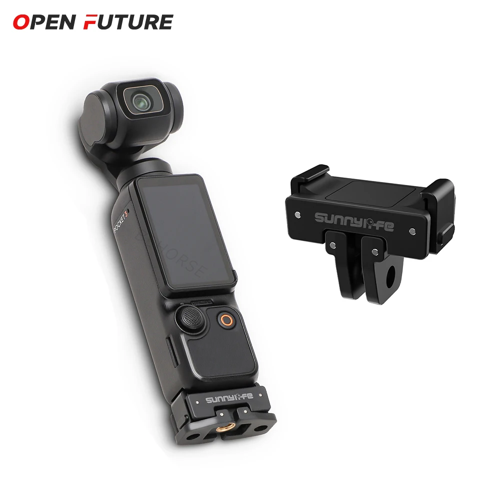 طوي الإفراج السريع محول جبل ل DJI Pocket 3 تمديد قوس ترايبود محول مع 1/4 "ثقب المسمار ل DJI Pocket 3 Acc