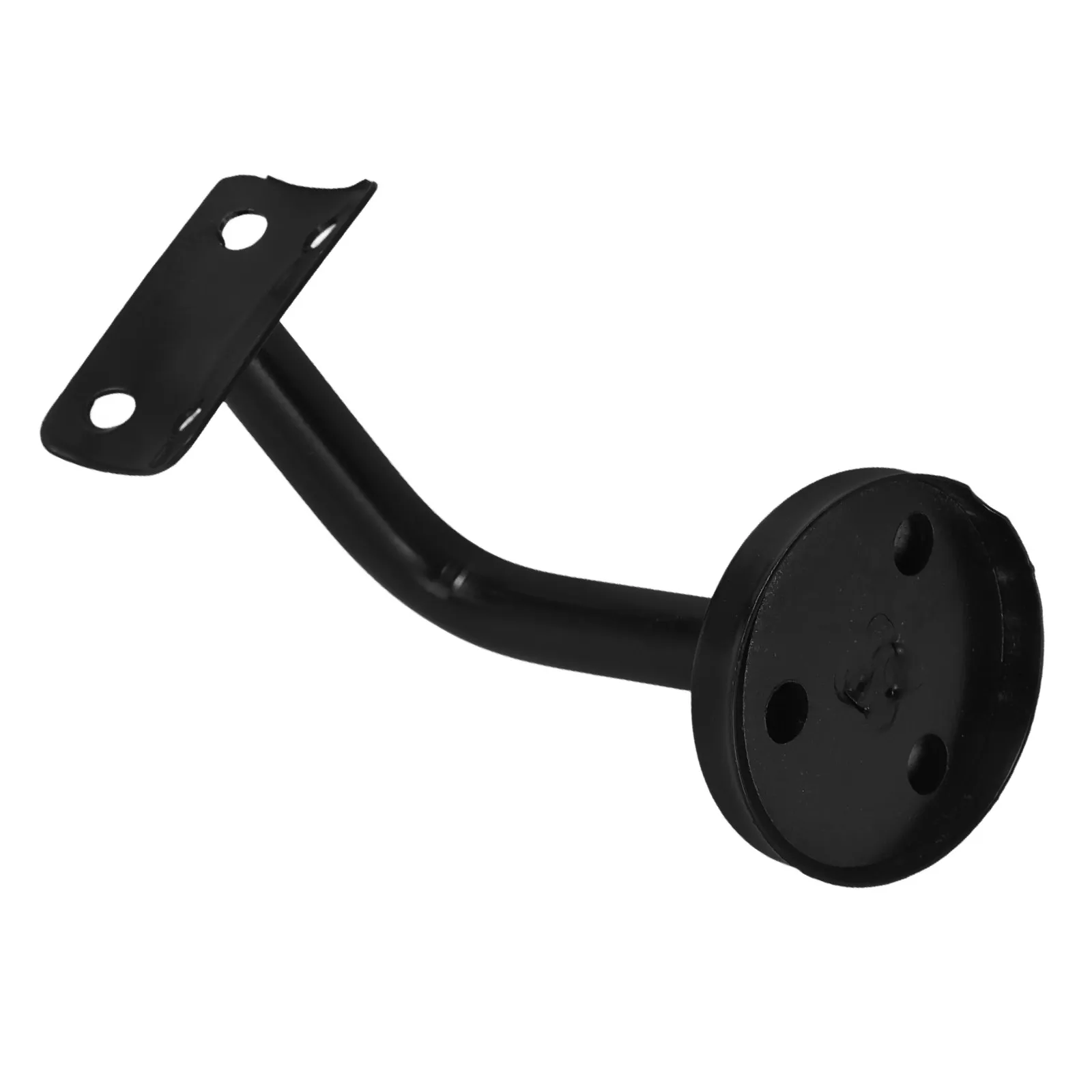 

Black Stainless Steel Wall Handrail Bracket Painted Solid Stair Railing Support for Indoor Outdoor Staircase Handrail Mounting