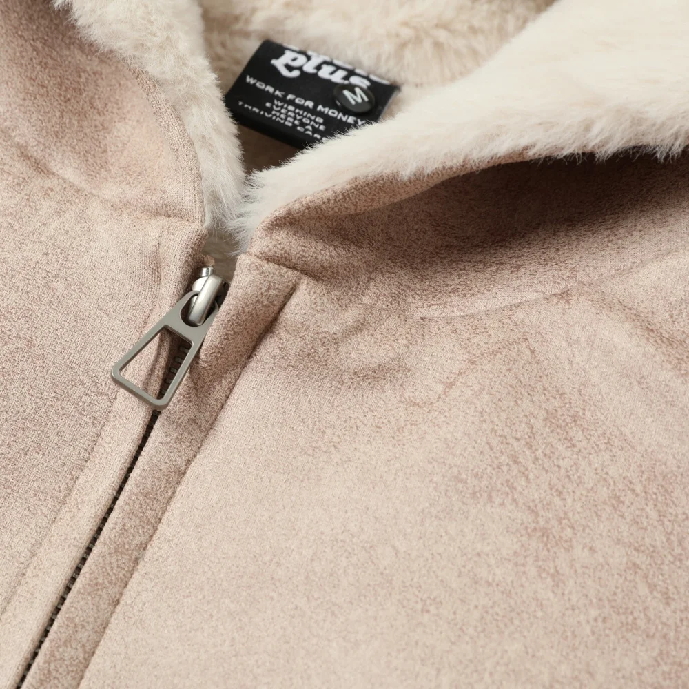 Jaqueta de couro feminina com capuz preto moda casal rachado casaco de pele de carneiro falso com pele macia quente pelle pelle jaquetas de couro