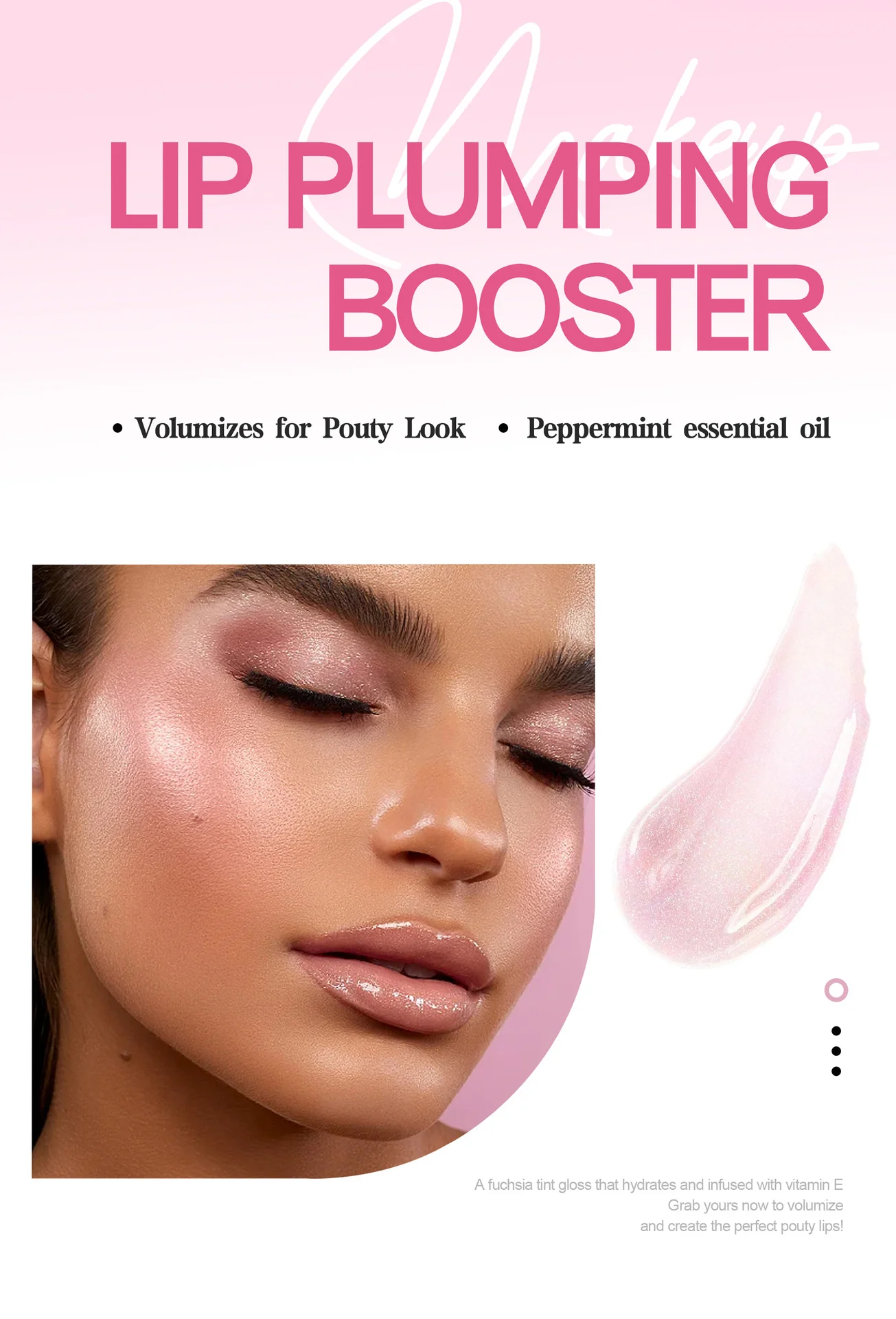 Lip Shine ลิปกลอสให้ความชุ่มชื้น 6 ชิ้นสําหรับหนึ่งชุด