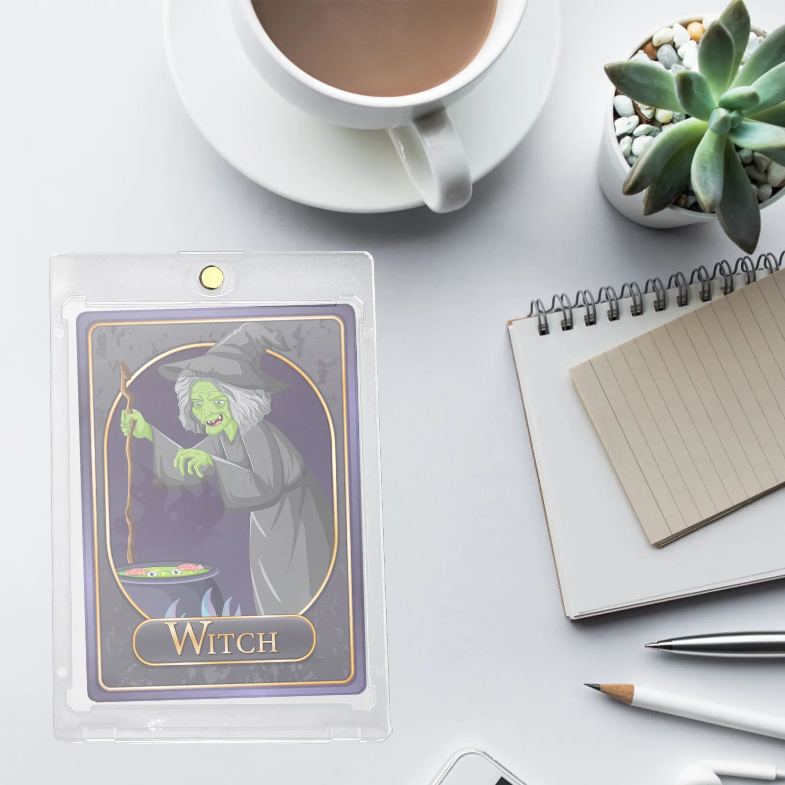 

2 шт. магнитных держателя для карт, акриловый жесткий защитный чехол для коллекционных спортивных карт (бейсбол, футбол) и демонстрации коллекций