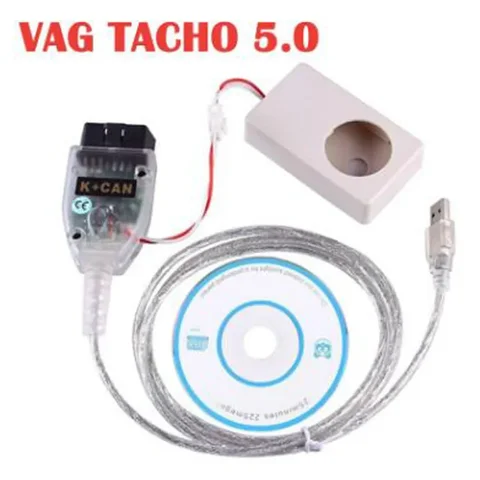 USB-интерфейс VAG TACHO 5,0, последняя версия, зеленая печатная плата FTDI FT245RL для автомобилей Audi/VW/Skoda/Seat 12 В, VAG TACHO USB5.0