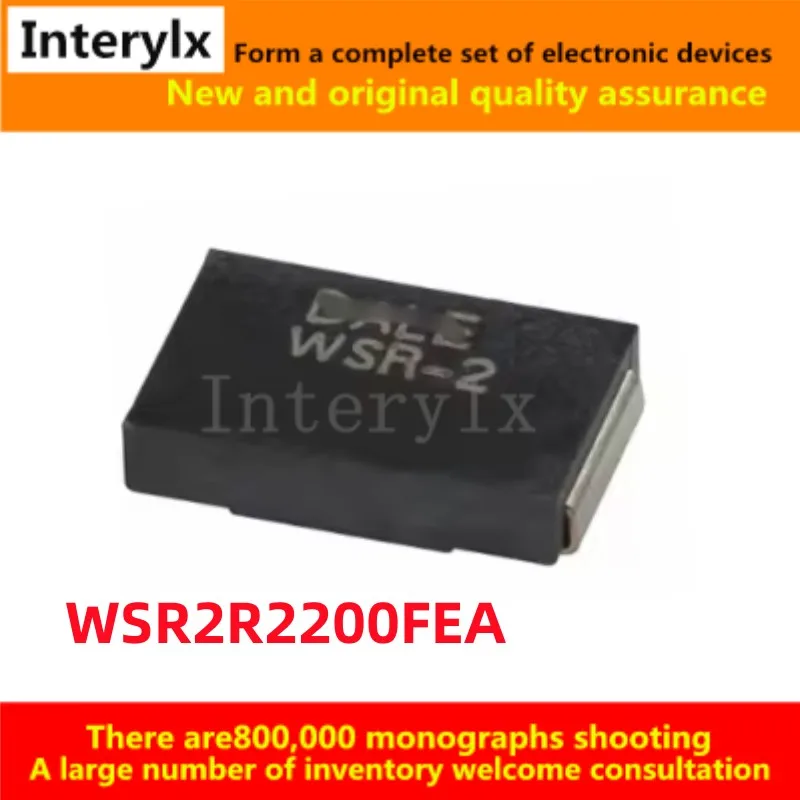 1-10Pcs/Lot WSR2R2200FEA WSR2R2200 Original WSR-2 .22R 1% 4527 2W 0.22Ω Current Sensing Resistor
