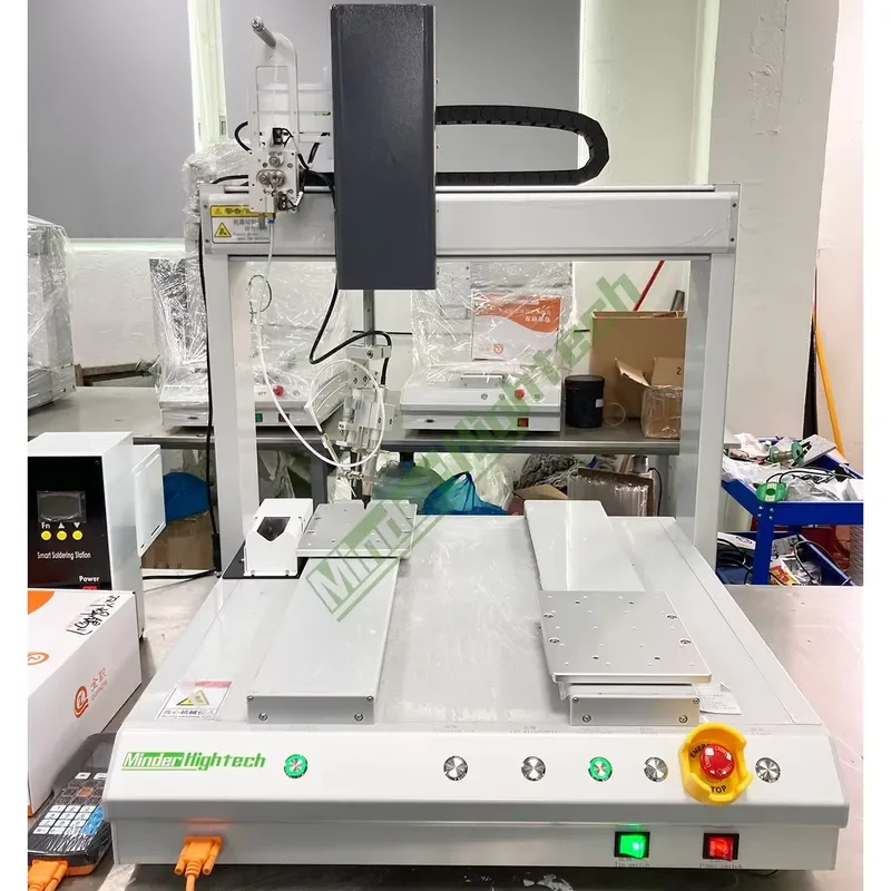 Customized On Demand Factory Direct Low Price Desktop 4 Axis Single Head Dual Platform Soldering Automatic Soldering