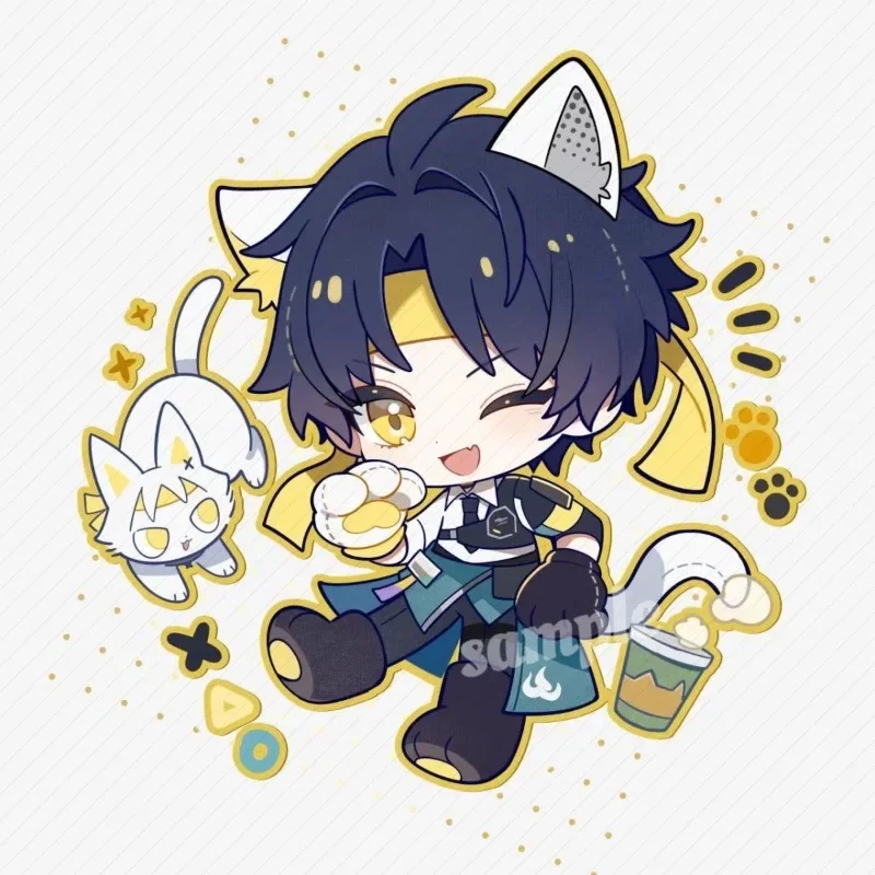 Zenless Zone Zero Cute Harumasa Acrylic Figure Stand Model Plate DIY Desk Decor Standing Sign Collection Ornament For Fans Gift