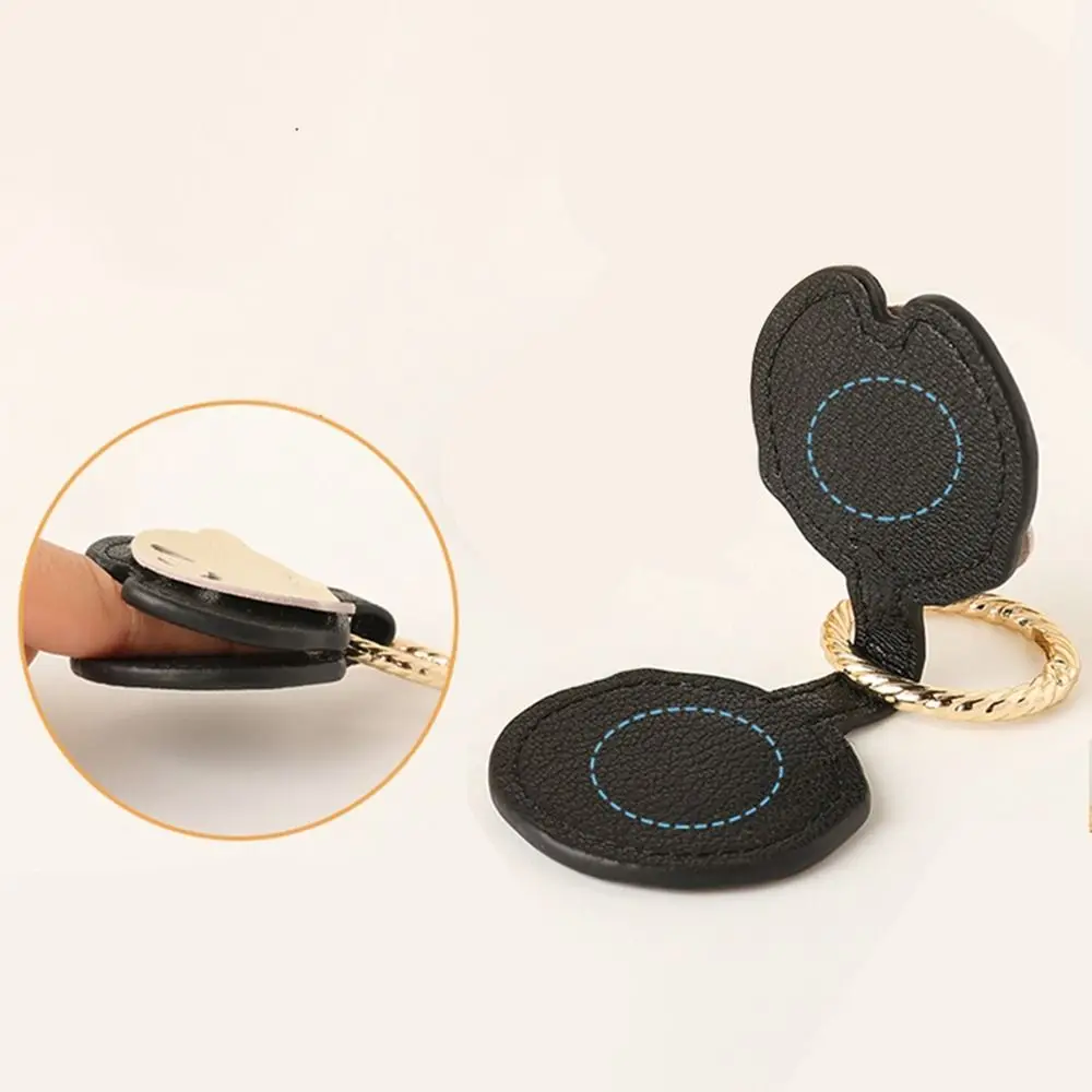 High Quality Anti-lost Pu Leather Magnetic Hat Clip Panda Animal Hat Holder Flower Wallet Buckle Beach