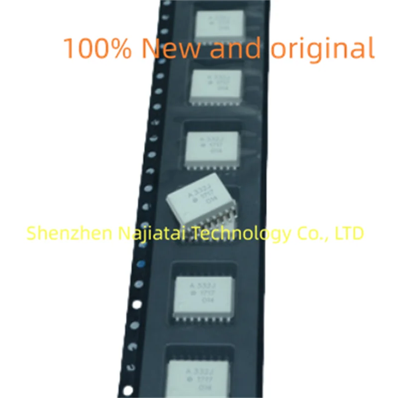 Chip IC original, HCPL-332J, A332J, SOP16, 100% novo, 10pcs por lote