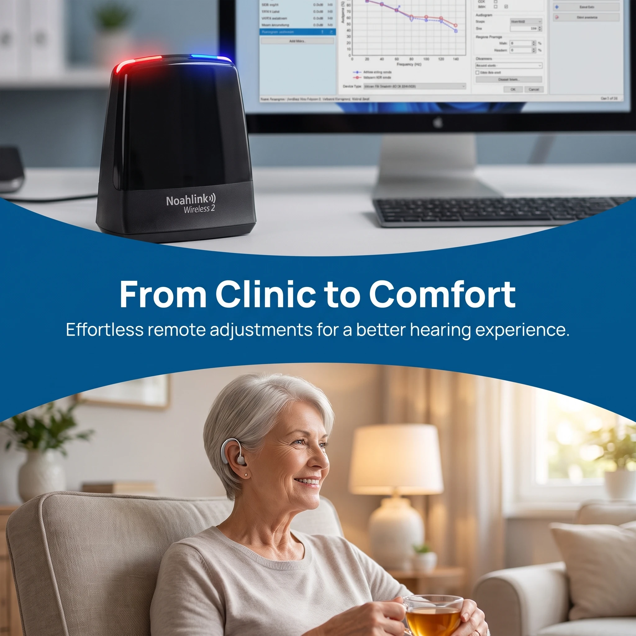 Noahlink Wireless 2 Bluetooth Hearing Aid Programmer Wireless Fitting Box Professional Audiology Programming Tool For Multiple