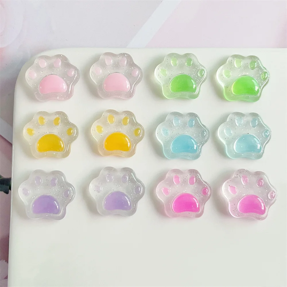 

Kawaii прозрачный кабошон из смолы с котенком, 10 шт., с плоской спинкой для самостоятельного изготовления ювелирных изделий, оптовая продажа, украшение для скрапбукинга, аксессуар