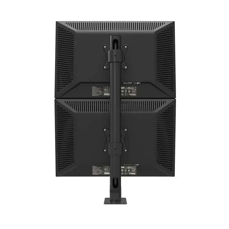Dual-Screen Display Bracket, Top and Bottom, Lock Hole Tabletop, with Hook, Spool Tube Diameter