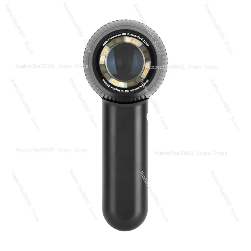 

10X Medical HD Handheld Dermatoscope Skin Analyzer for Cancer Diagnosis Mole Detection Portable Phone Attachment Device