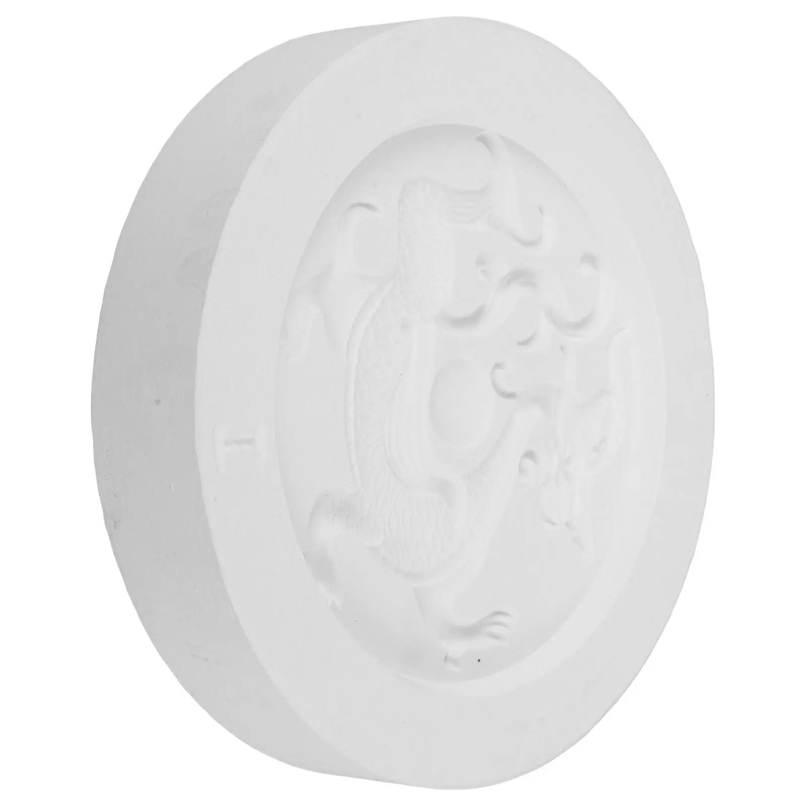 Forma gipsowa w kształcie smoka do odlewania gliny, łatwe w użyciu, do projektów artystycznych, dekoracyjna forma zwierzęca, narzędzie do ceramiki.