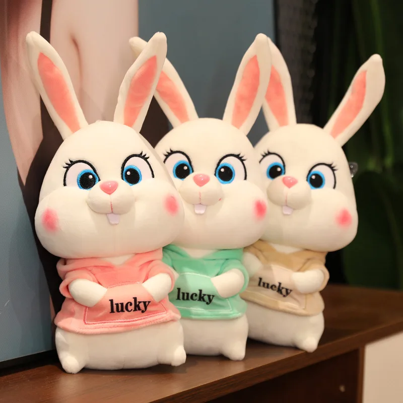 Hot Stuffed Animals Kids Bunny Rabbit Sleeping Cartoon Plush Toy Doll Children Birthday Gift Children Baby Accompany Sleep Toys