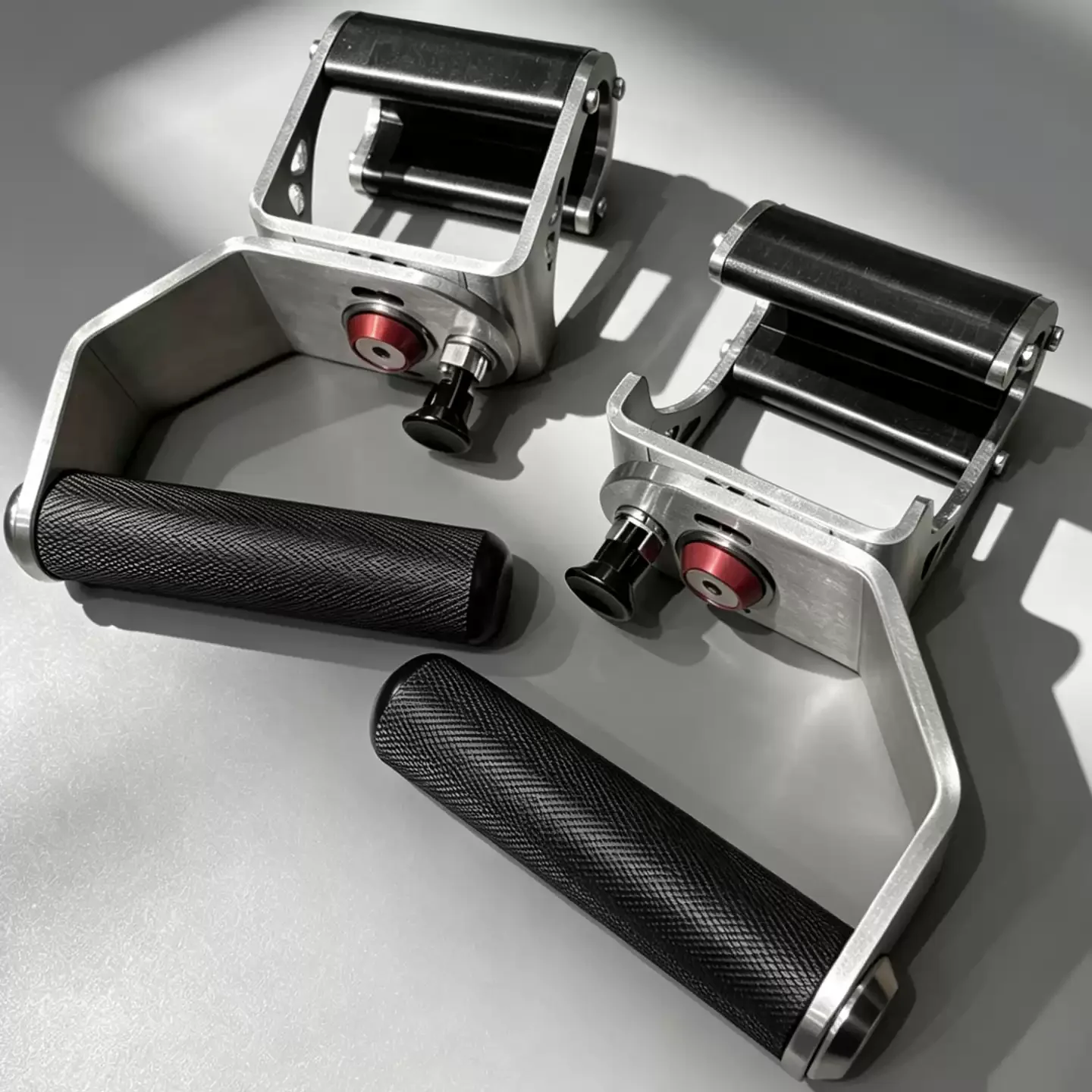 GRPX 360° Rotating Cable Handles, Lat Pulldown Attachment Pair with Adjustable Lock for Back Muscle Training