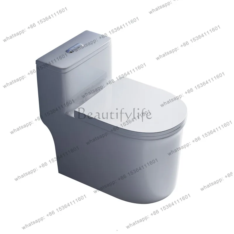 Toilet household water-saving deodorant ordinary ceramic siphon large diameter impulse