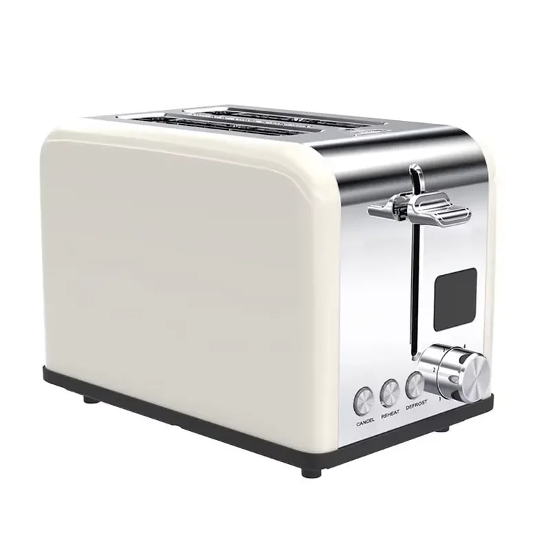 Easy Operation Electric Grill Toaster Smart Hamburger Bun Stainless Steel Toast 2 Slice Sandwich Bread Toaster