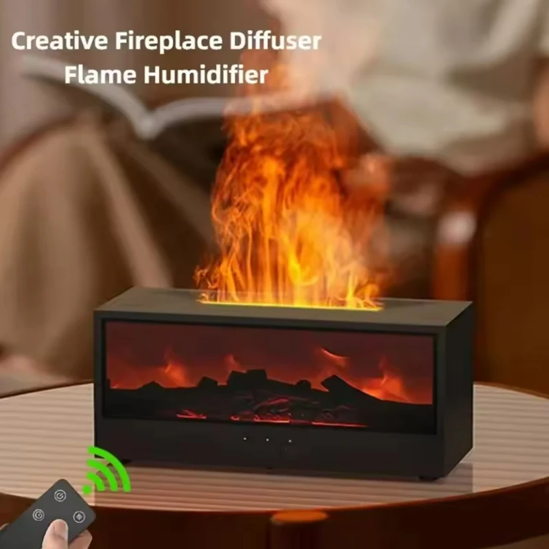 RGB Light Aroma Essential Oil Diffuser with Remote Control Air Humidifier Aromatherapy Fragrance Diffuser for Home Office