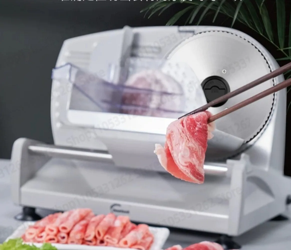 Small Electric Meat Slicer Frozen Meat Shaver for Lamb Beef Rolls