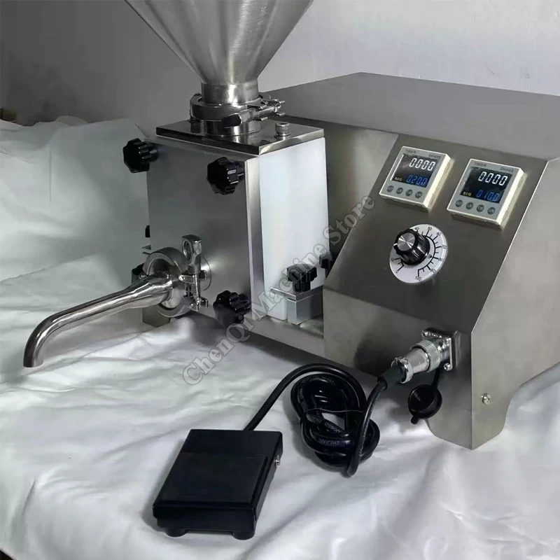 

Cream Puff Filling Machine Hard Ice Cream Fruit Jar Jam Filling Machine Automatic 20L Jam Infusion Machine