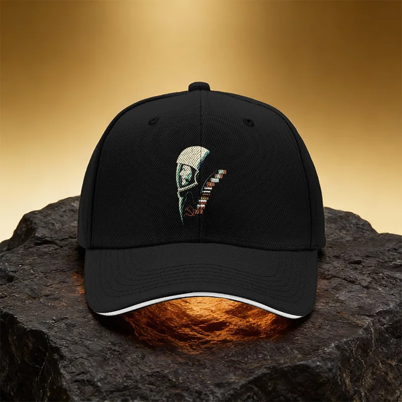 Astronaut Portrait And Flag Hat Unisex Printed Baseball Cap Sandwich Cap Sports Hat Suitable for Daily Commute And Travel - Idea