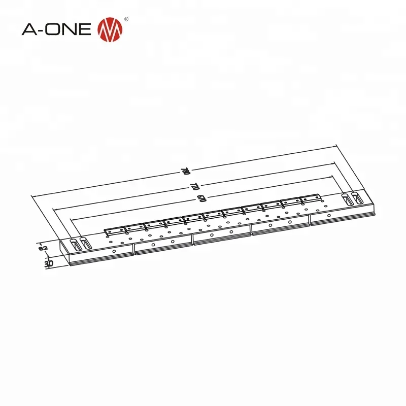 A-ONE clamp wire edm tooling steel clamping ruler for Agie Charmilles use 3A-200107