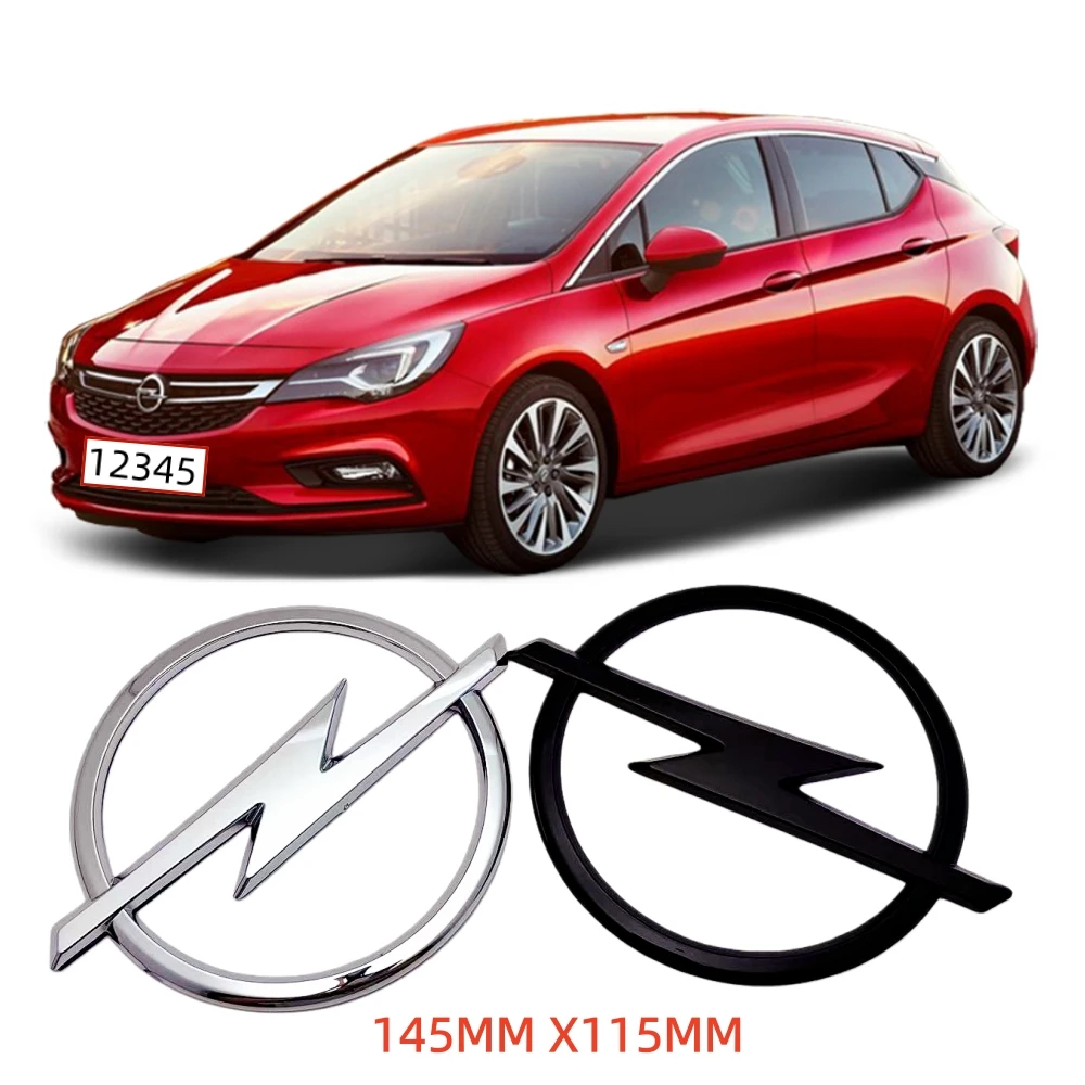 

1pcs 3D 145mm Opel Logo Emblem Badge Sticker Fit Car Front Grille Hood Bonnet and Rear Trunk Bumper Astra Zafira Insignia Corsa