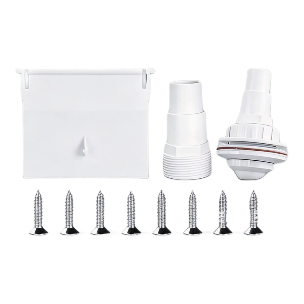 Above Ground Pool Skimmer Kit with Full Component Set Compatible with Most Major Brands for Reliable Pool Cleaning