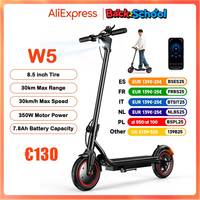 W5 Electric Scooter 8.5 Inch 350W Motor 36V7.8Ah Battery 30kmh Top Speed 34km Range Dual Brake Inflatable Tires APP Connected