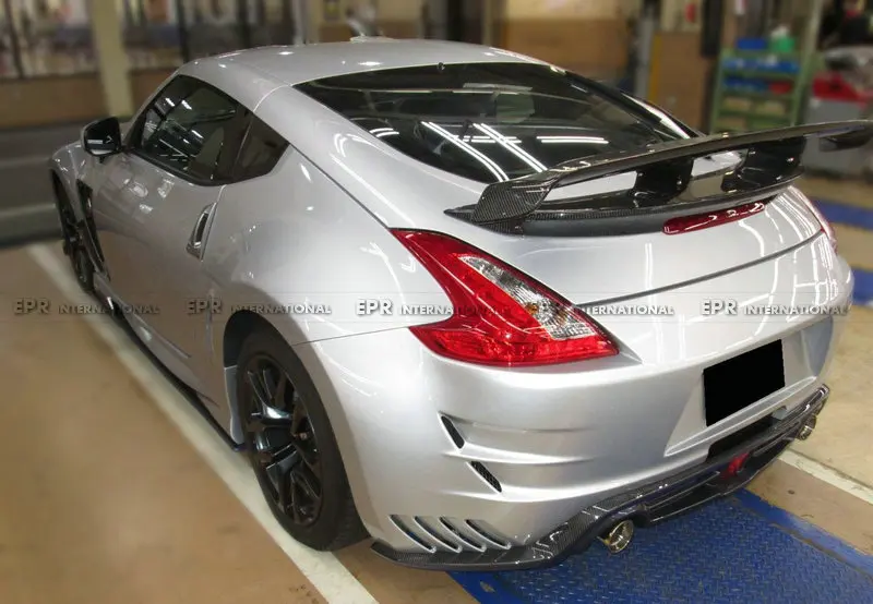 (Lokalnie w USA) Tylny spojler VRS2 Type (1360mm) do 370Z Z34, aerodynamiczny zestaw karoserii, sportowy tuning zewnętrzny.